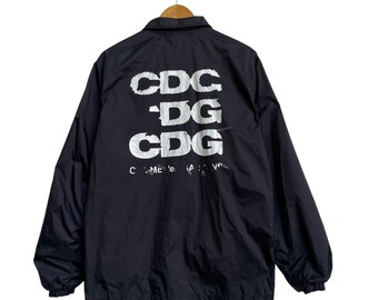 Vintage Cdg Comme Des Garcons Spell Out Big Logo Coach Jacket