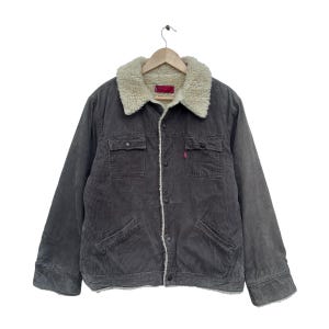 Vintage Levi&#39;s Red Tab Sherpa Cord Jacke