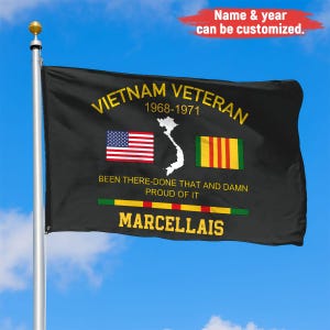 Gepersonaliseerde Vietnam-veteraan Been There Done That en verdomd trots op, een echt patriot-herdenkingscadeau, beste veteranendag 2025 unieke merchandise