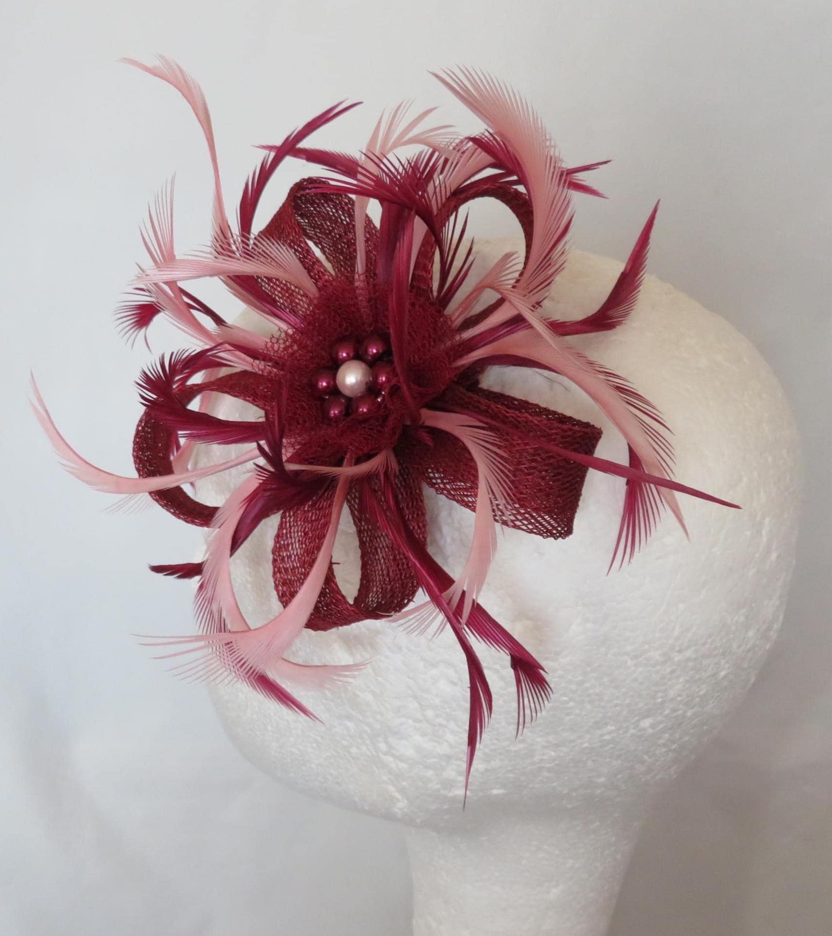 lulus convertible dress burgundy Burgundy Dress Hat 1920s Fedora Style main image 0
