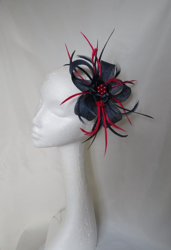 Navy Blue and Cerise Raspberry Pink 