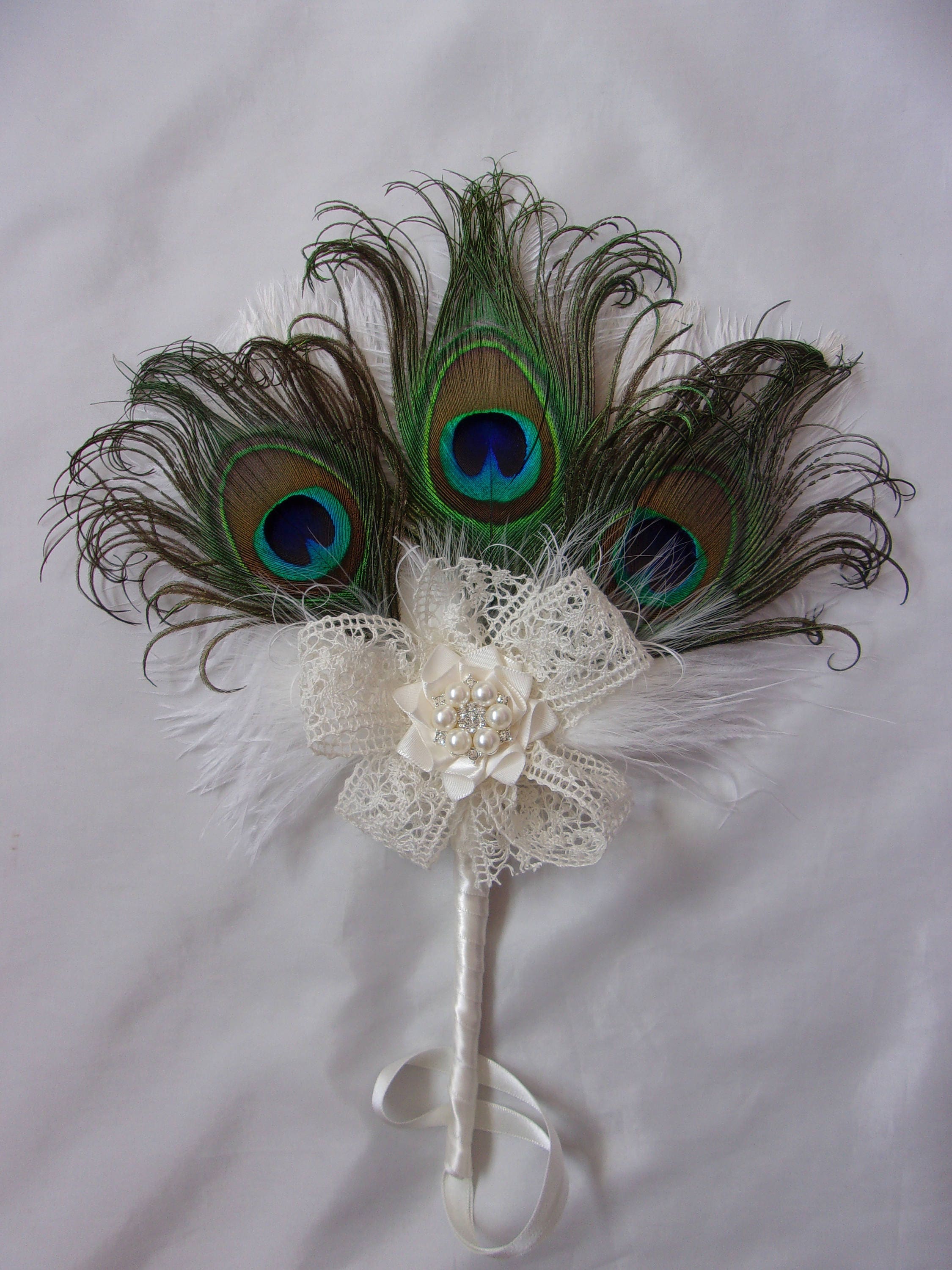 How To Make Peacock Feather Fan