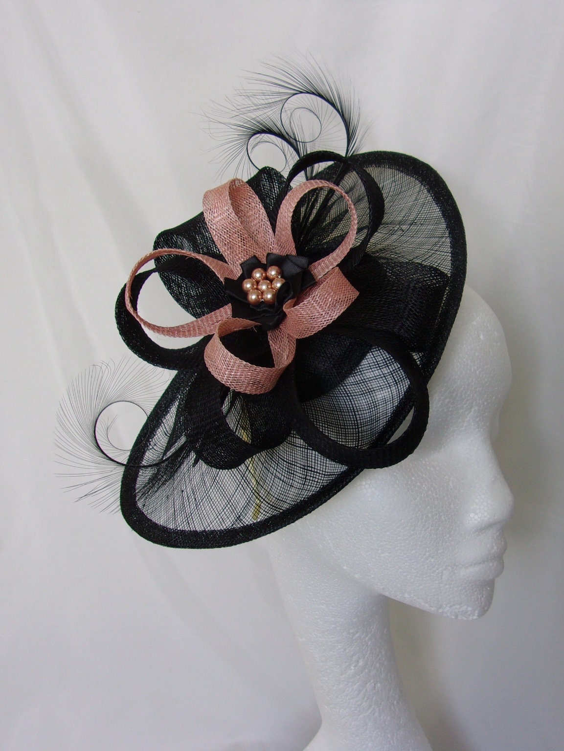 Fascinator Large Sinamay Saucer 