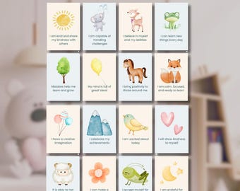 32 Affirmationskarten für Kinder – Für tägliche Motivation, Selbstvertrauen und Achtsamkeit (PDF-Download)