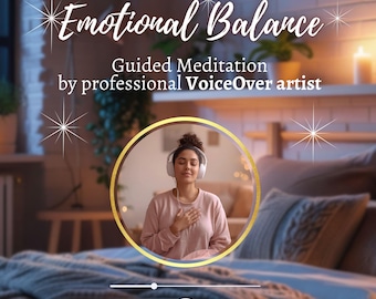 Guided Meditation for Anxious Moms: 12-Minute Emotional Balance (Digital Download)
