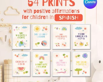 54 Positieve berichten: autoestima y bienestar tarjetas