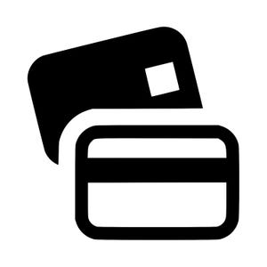 Creditcard-SVG, creditcard-clipart, minimalistisch betalingspictogram, digitale download