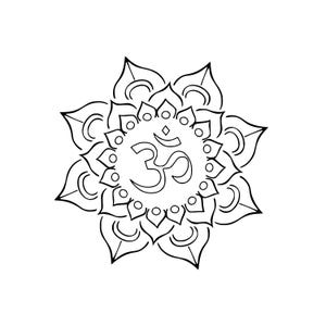Mandala SVG | Spiritueller Kreis Design | Minimalistische Heilige Geometrie