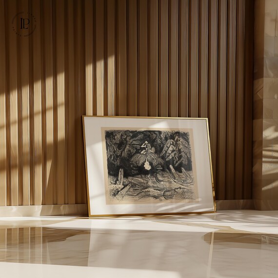 Arnold Peter Weisz-Kubínčan "Stories in Wilderness" ca. 1930 Poster unframed – Expressionism | Giclée Art Print Horizontal