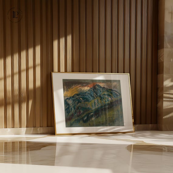 Arnold Peter Weisz-Kubínčan “The Roháče Mountains” ca. 1930 poster unframed – expressionism | Giclée art print horizontal