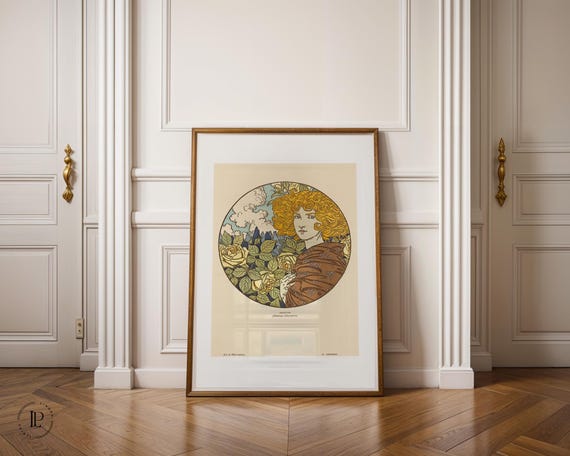 Eugène Grasset "The Blind (Jealousy)" Poster Unframed – Art Nouveau Illustration | High-quality art print with white border