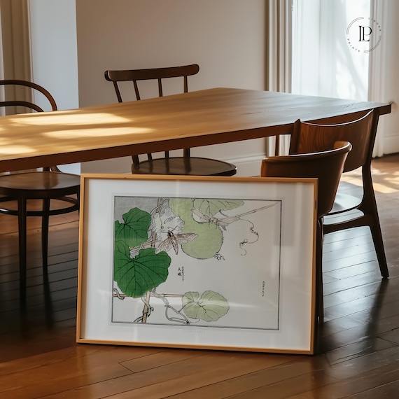 Chūrui Gafu "Moth Illustration" Poster Unframed – Japanese Botanical Art | High-quality art print with white border