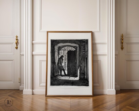 Hugo Steiner-Prag "Student Charousek" ca. 1916 Poster unframed – Literary Illustration | Giclée Art Print Vertical