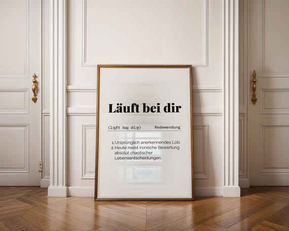 It's working for you – Funny definition poster to print | Sarcastic wall decoration, youth word, gift for friends & office