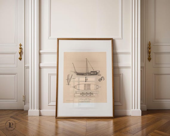James Heath "Section of the Canja" Poster Unframed – Natural History Illustration | High-quality art print with white border