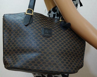Celine Vintage Macadam Tote Bag
