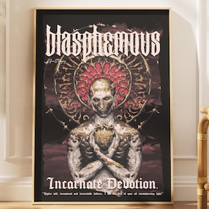 Blasphemous 2 &quot;Incarnate Devotion&quot; Portrait Poster | A1 A2 | Printed Poster