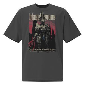 Blasphemous &quot;Crisanta of the Wrapped Agony&quot; Oversized Shirt | S M L | DTF Printed Shirt
