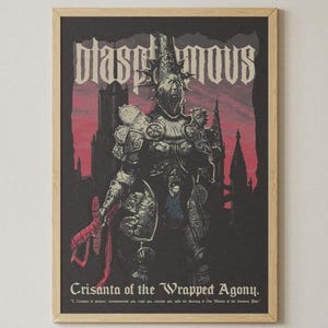 Blasphemous Crisanta of the Wrapped Agony Portrait Poster | A1 A2 | Printed Poster