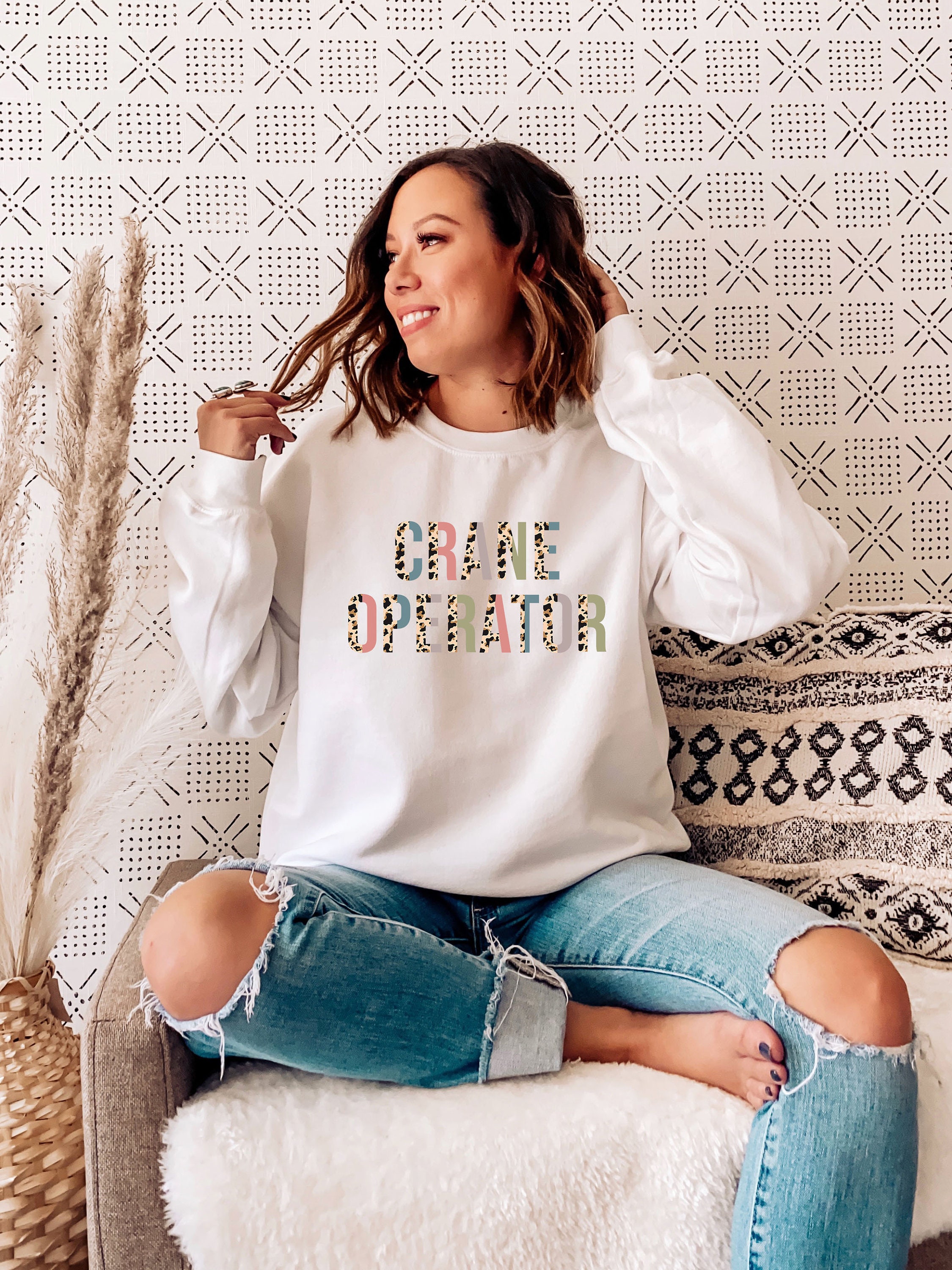 Crane Sweatshirt - Etsy