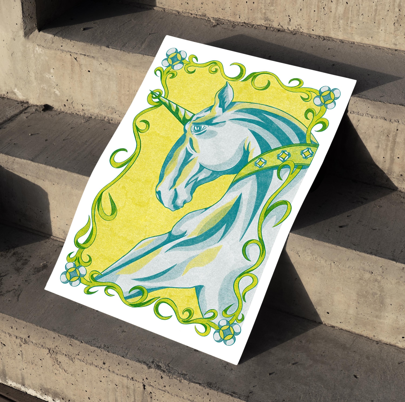 Unicorn Wall Art — Vintage Style