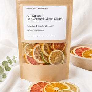 Dried Citrus Slices | Orange, Lemon, Grapefruit, Lime | Natural Craft Supplies | Botanical Decor