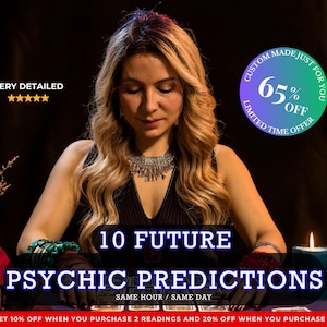 10 zukünftige psychische Voraussagen, psychische Lesen, zukünftige Einblicke, Reichtum, Gesundheit, Leben, Wahrsagerin Reading
