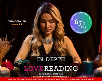 In-Depth Love Reading, Medium reading, love reading, Delve Deep into Your Heart&#39;s Desires, Authentic Love Tarot, Telepathy Reading, Insights