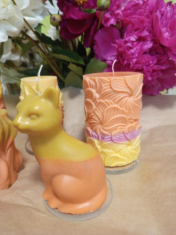 Svece no sojas vaska.Bez aromāta,alerģiskiem cilvēkiem.