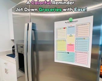 Tear-Off Grocery List Notepad | 8.5x11 Meal Planner & Shopping Organizer