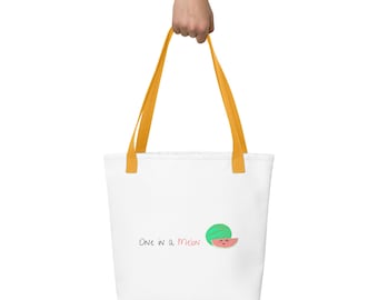 One in a Melon Tote Bag - Trendy Reusable Bag, Gift for Food Lovers