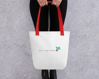 Punny Beet Tote Bag – Food Lover Gift, Reusable Shopping Bag