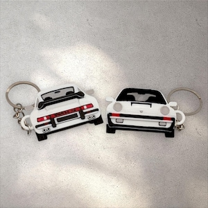 Porsche 911 Turbo (930) Keychain – Double-Sided, 3D Printed