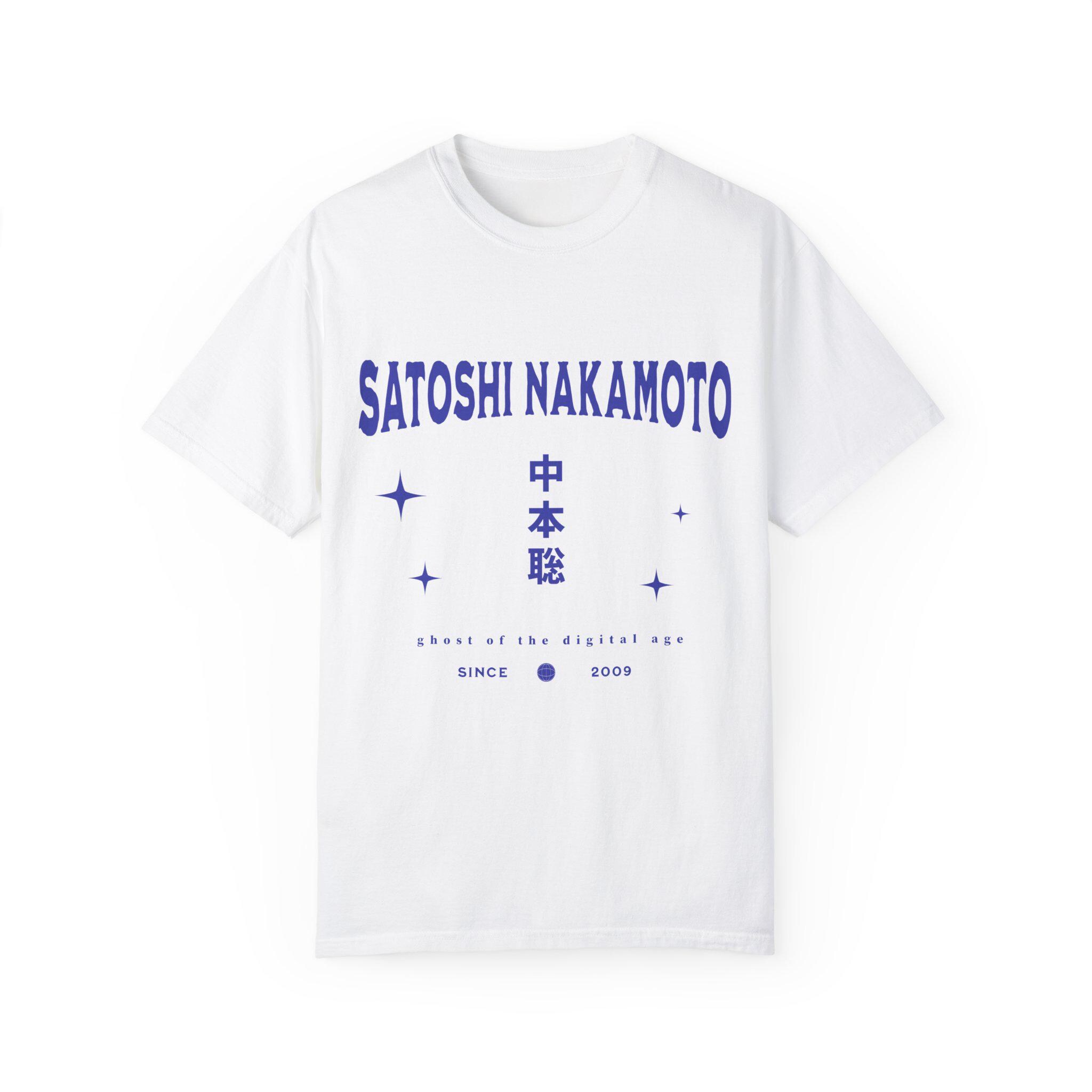 Satoshi Nakamoto T-shirt: Crypto Enthusiast Garment-dyed Tee - Etsy