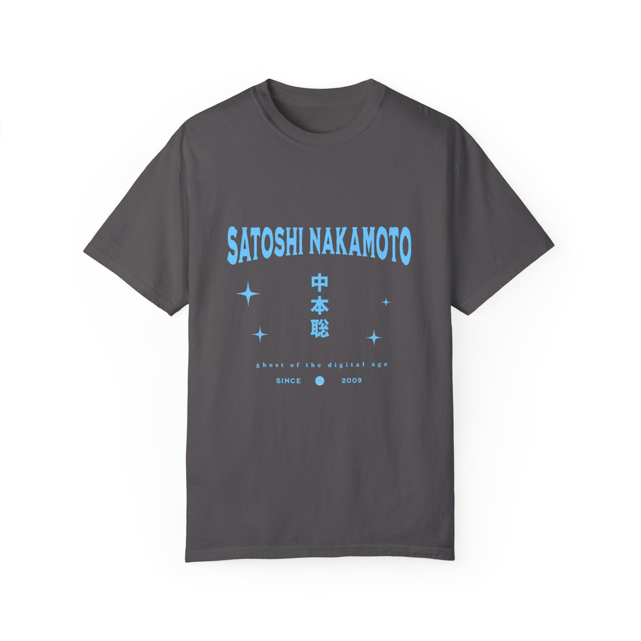 Satoshi Nakamoto T-shirt: Crypto Enthusiast Garment-dyed Tee - Etsy