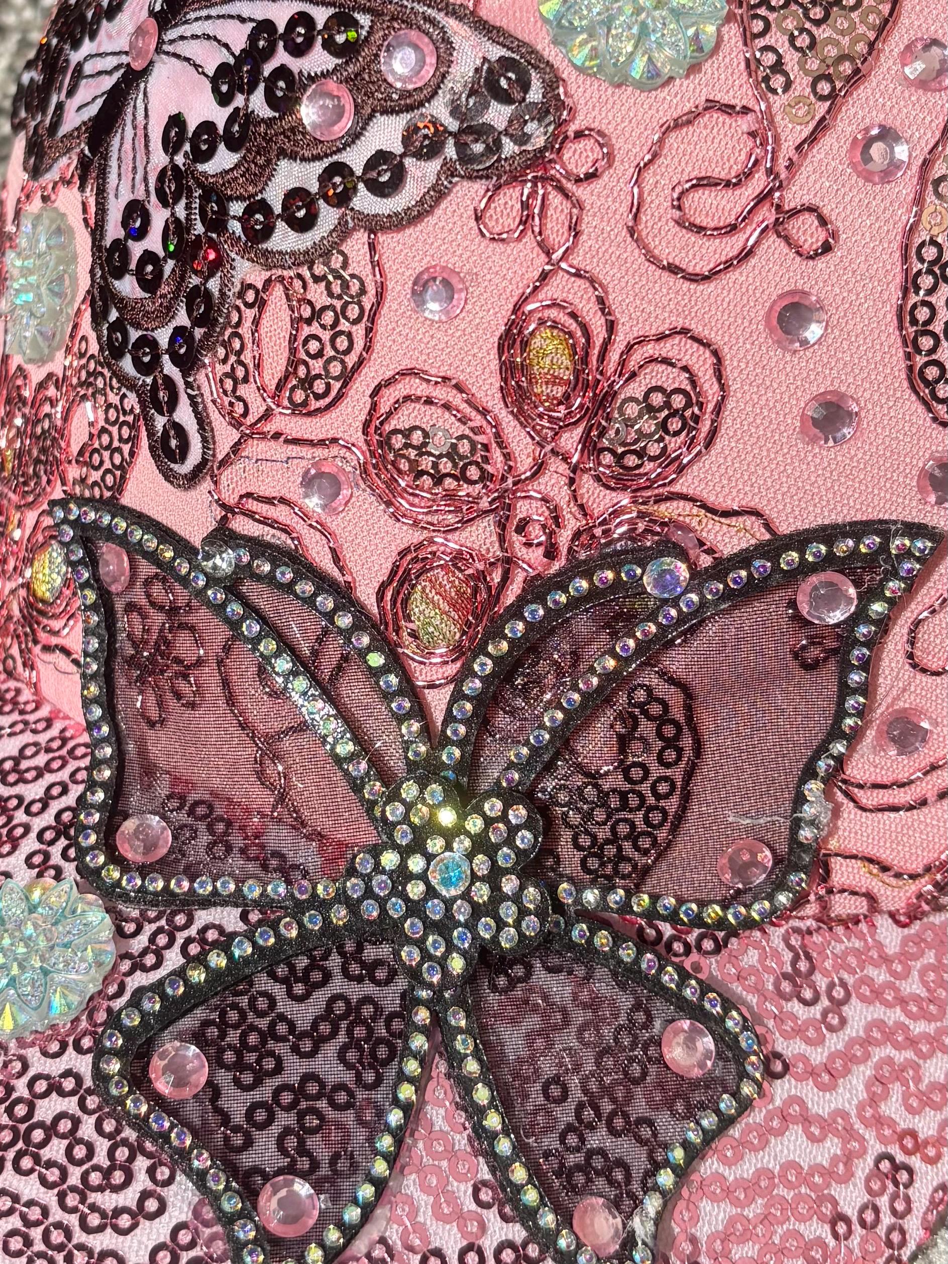 Pink Trucker Hat With Butterflies and Losts of Bling - Etsy