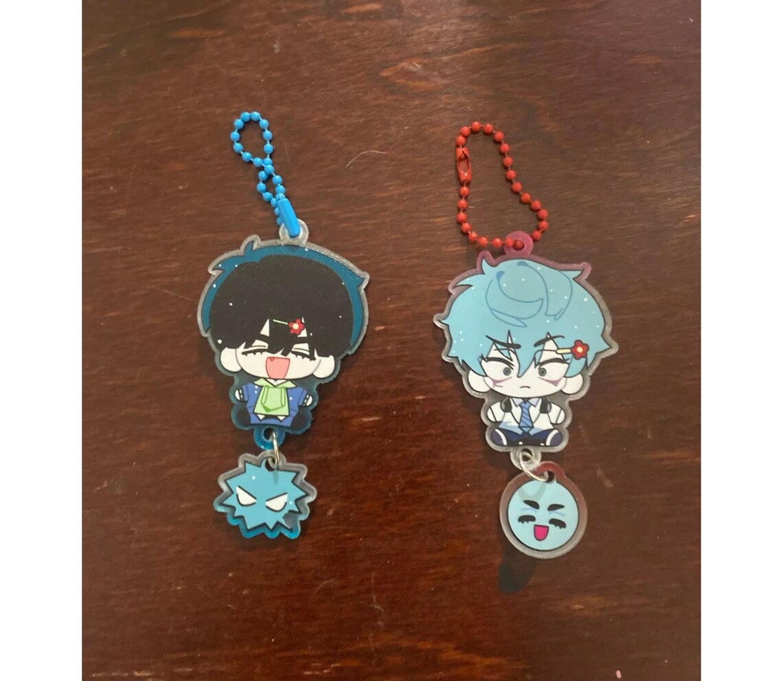 Alien Stage Keychain: Ivan & Till Acrylic Keyring - Sci-fi Gift - Etsy