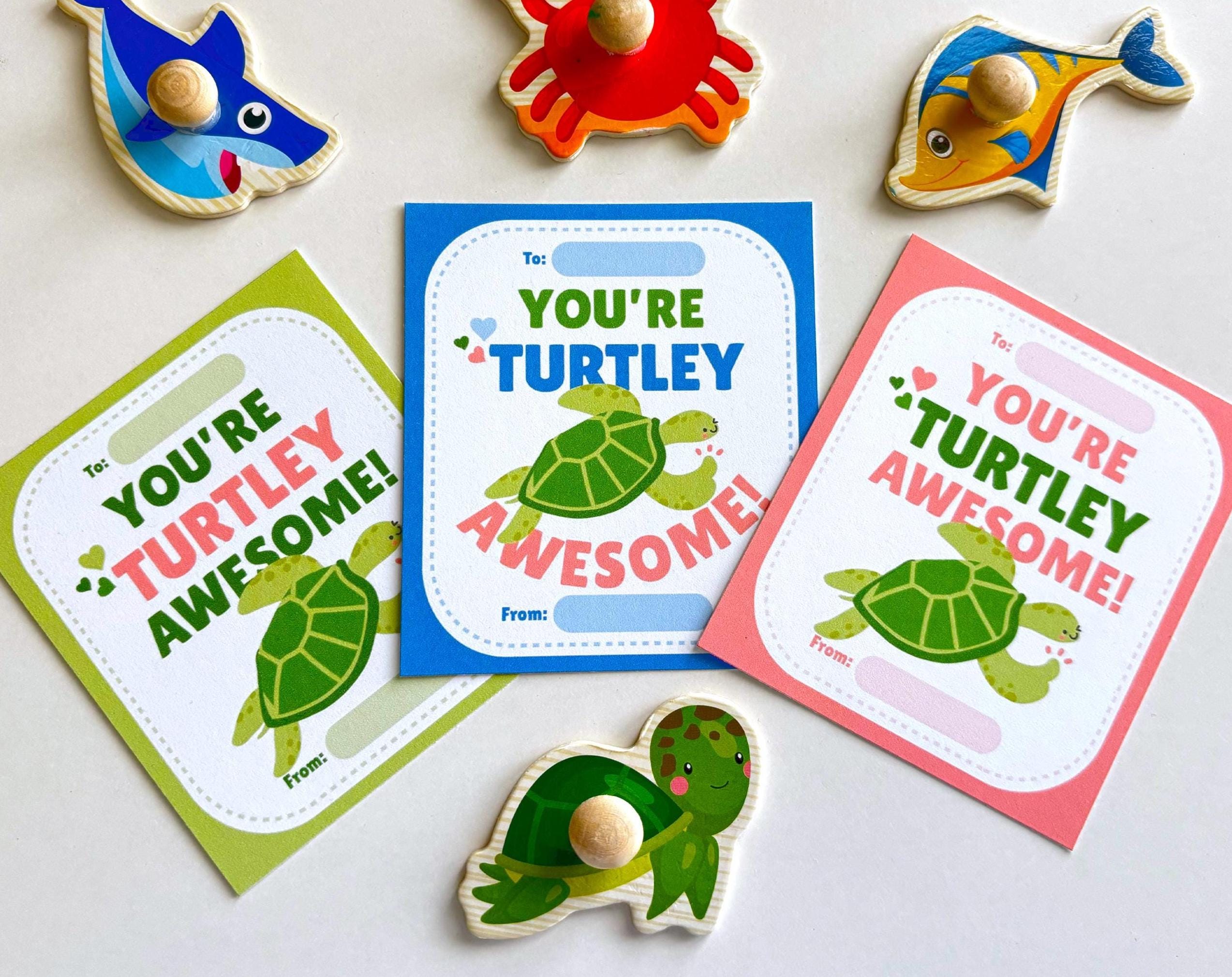 Teacher Gift Tags Printable | Thank You Tag | Turtle Theme - Etsy