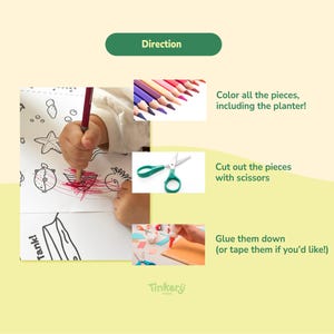 Scissor Skills Fine Motor Craft Printable PDF image 3