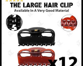 Grandes pinces à cheveux durables pour cheveux épais - Bonne tenue pour les femmes et les filles