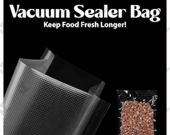 Emballage sous vide, sacs de stockage des aliments, pochettes solides texturées, scellage en relief