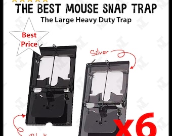 Pièges à souris robustes pour lutter contre les souris, utilisation efficace à l'intérieur et à l'extérieur