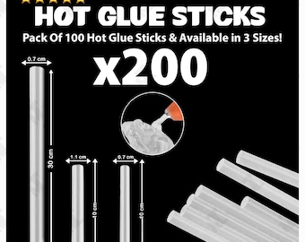 Bâtonnets de colle thermofusible 7 et 11 mm, transparents, puissants, bâtons pour pistolet à colle, colle chaude artisanale