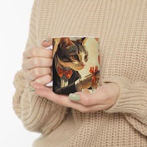 Whimsical Cat Lovers Mug: You Are the Best, Gift for Cat Parents, Coffee Cup, Cat-Themed Gift, Animal Lover&#39;s Mug