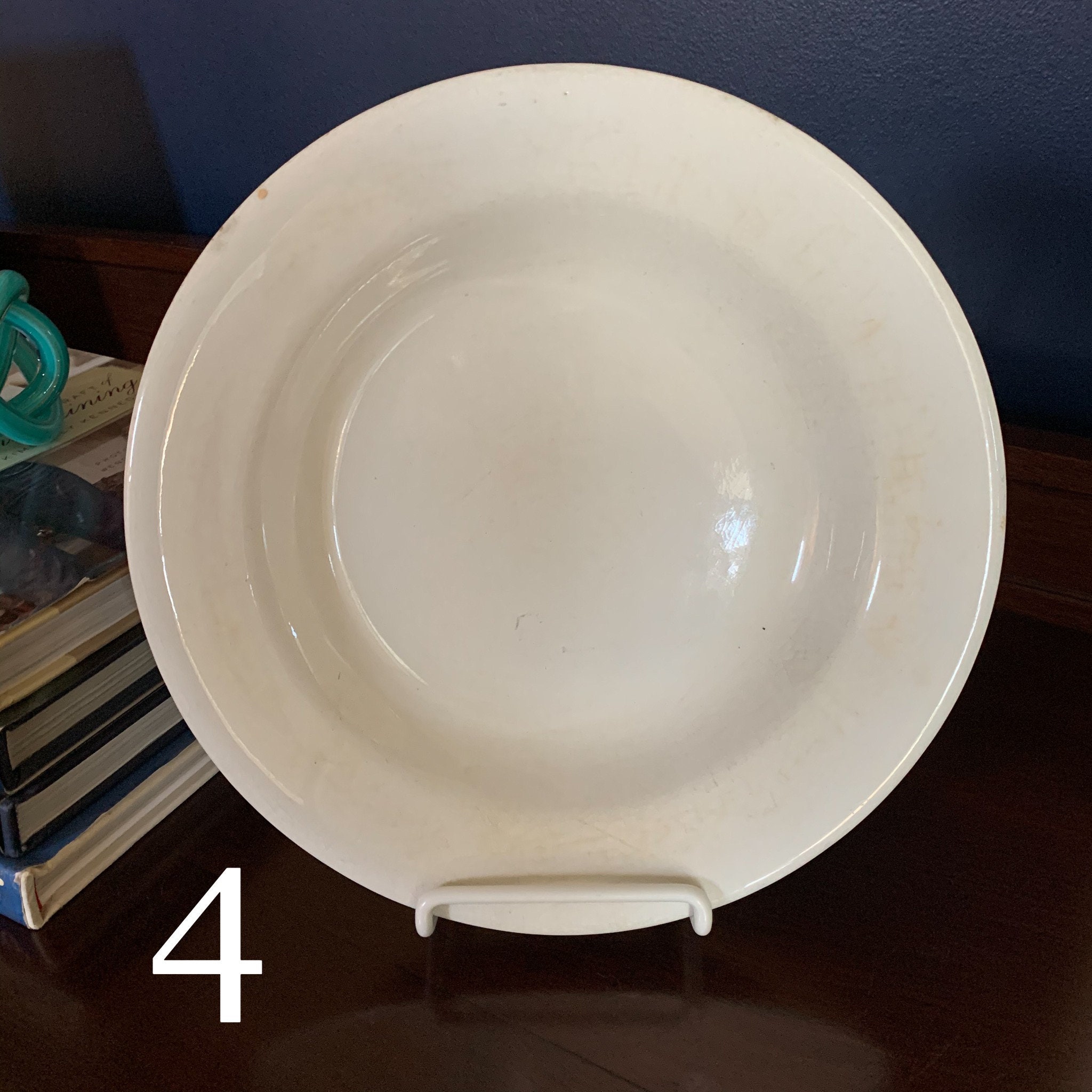 Antike weiße Eisenstein Suppenschüssel Johnson Brothers | Etsy