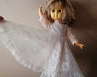 1970s Bride Doll 20" Vintage Blonde Bride