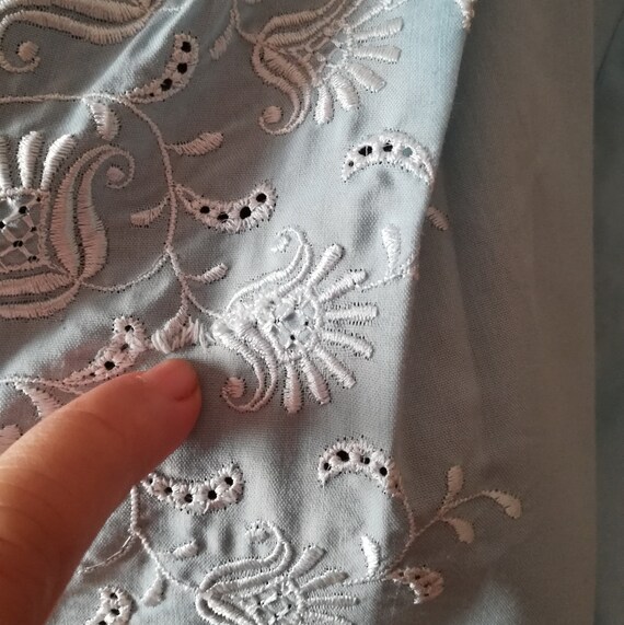 Pale Floral Nightgown