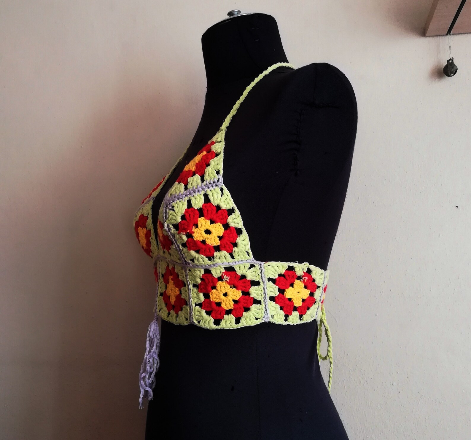 square halter top