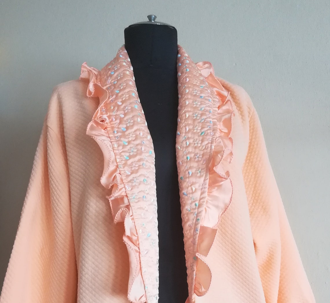 Vintage Robe for Women Housecoat Vintage Clothing Cotton Women's Long