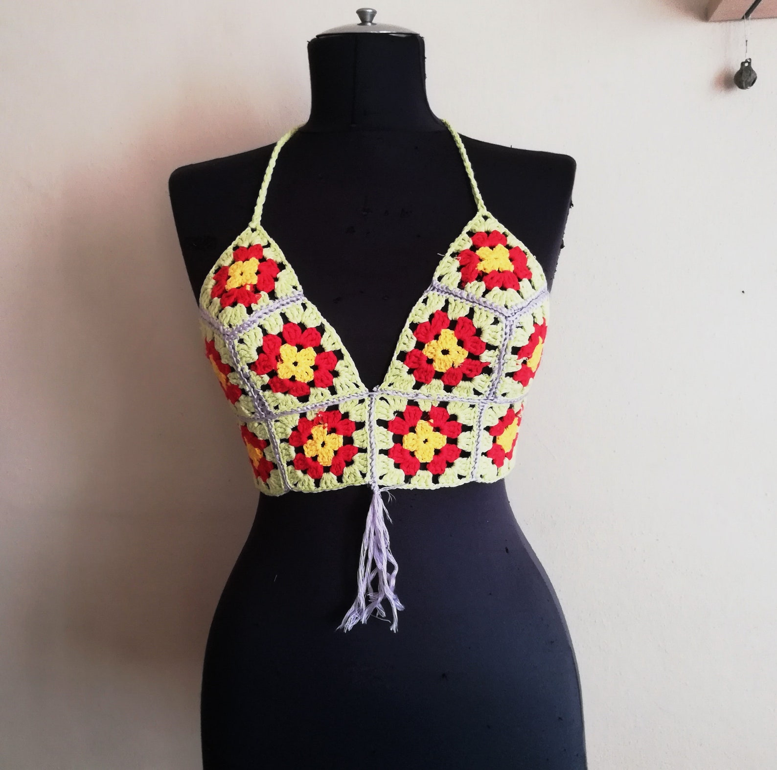 square halter top